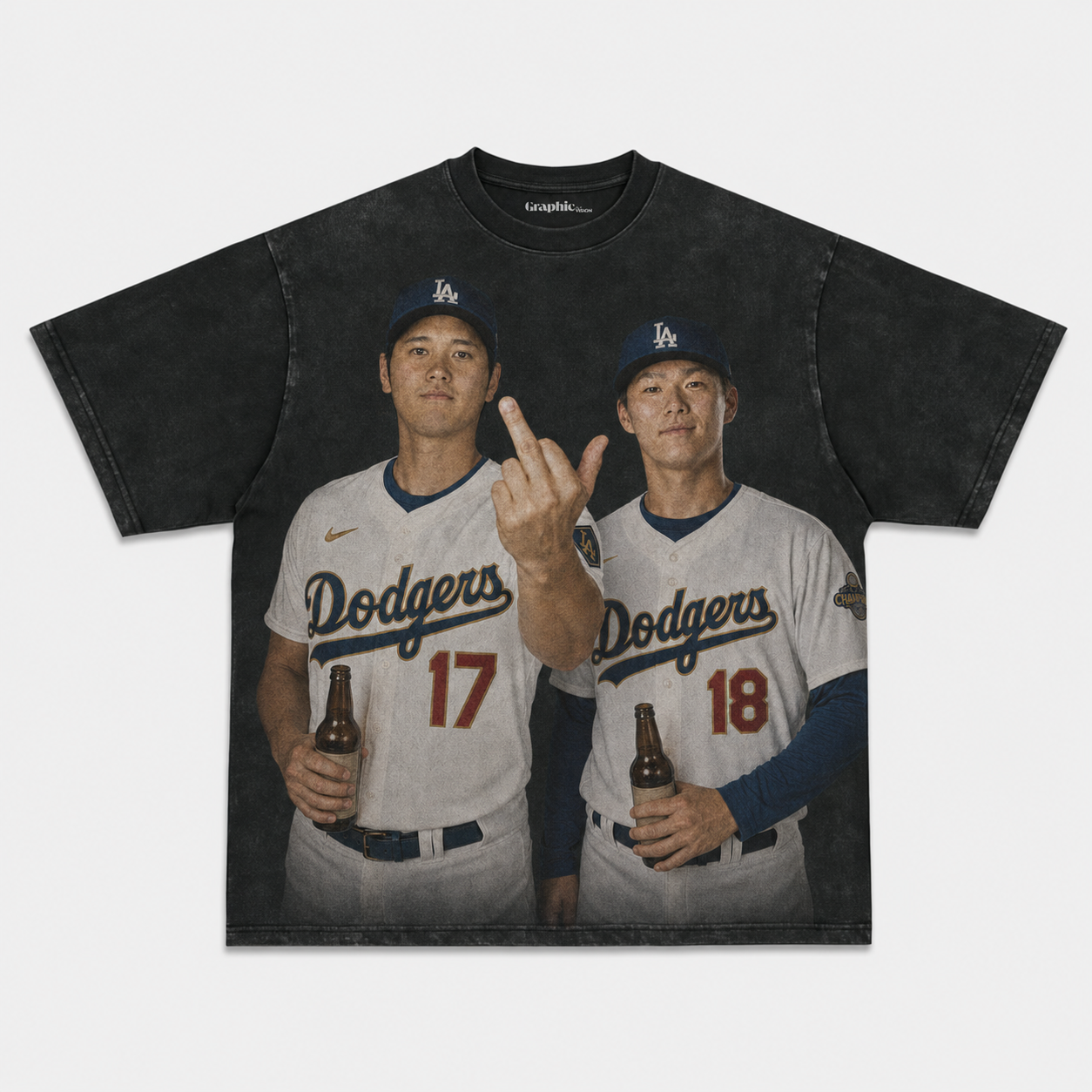2026 LA Shohei Ohtani #17 & Yoshinobu Yamamoto #18TEE