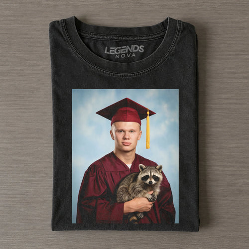 “Others hold trophies after matches, I hold my raccoon”T-shirt