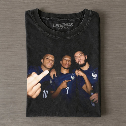 Kylian Mbappé & Michael Olise & Rayan Cherki France Team Tee