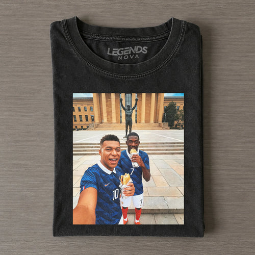 Ousmane Dembélé & Kylian Mbappé France Tee