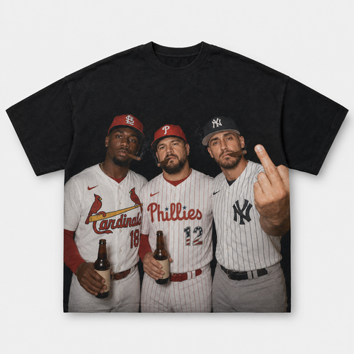 Baseball All-Star Three-Man Crew Vintage Tee